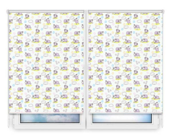 Рулонные шторы Мини Овечки БО цена. Купить в «Мастерская Жалюзи»